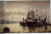 Seascape, boats, ships and warships. 122 unknow artist